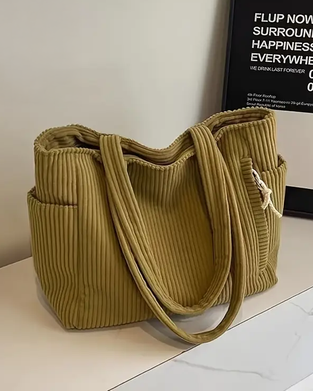Tilda™ - Sac à main côtelé