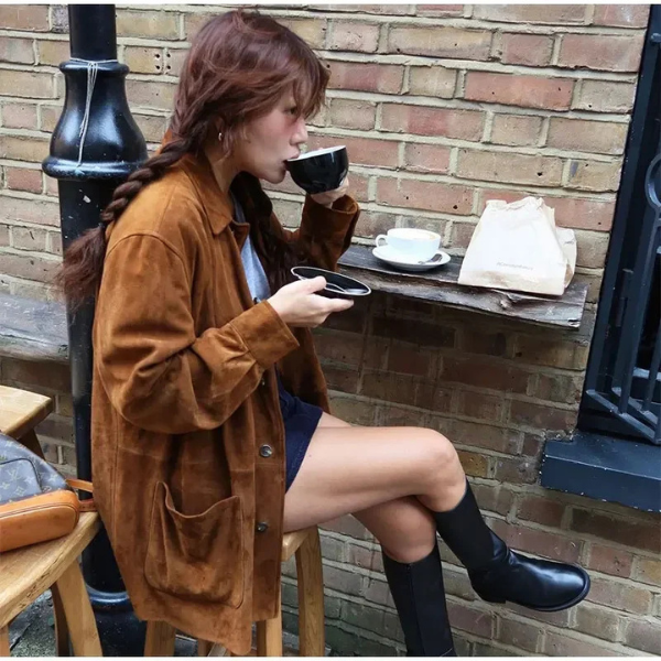 Jody™ - Suede Statement Coat