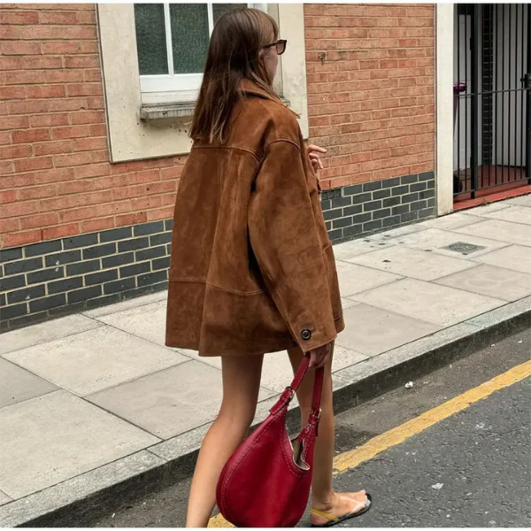 Jody™ - Suede Statement Coat