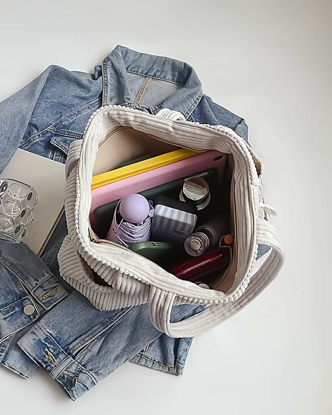 Tilda™ - Sac à main côtelé