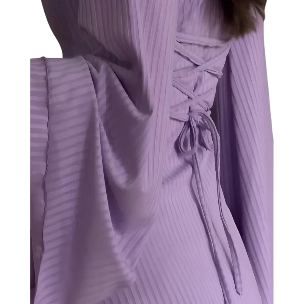 Nina™ - gebreide maxi-jurk