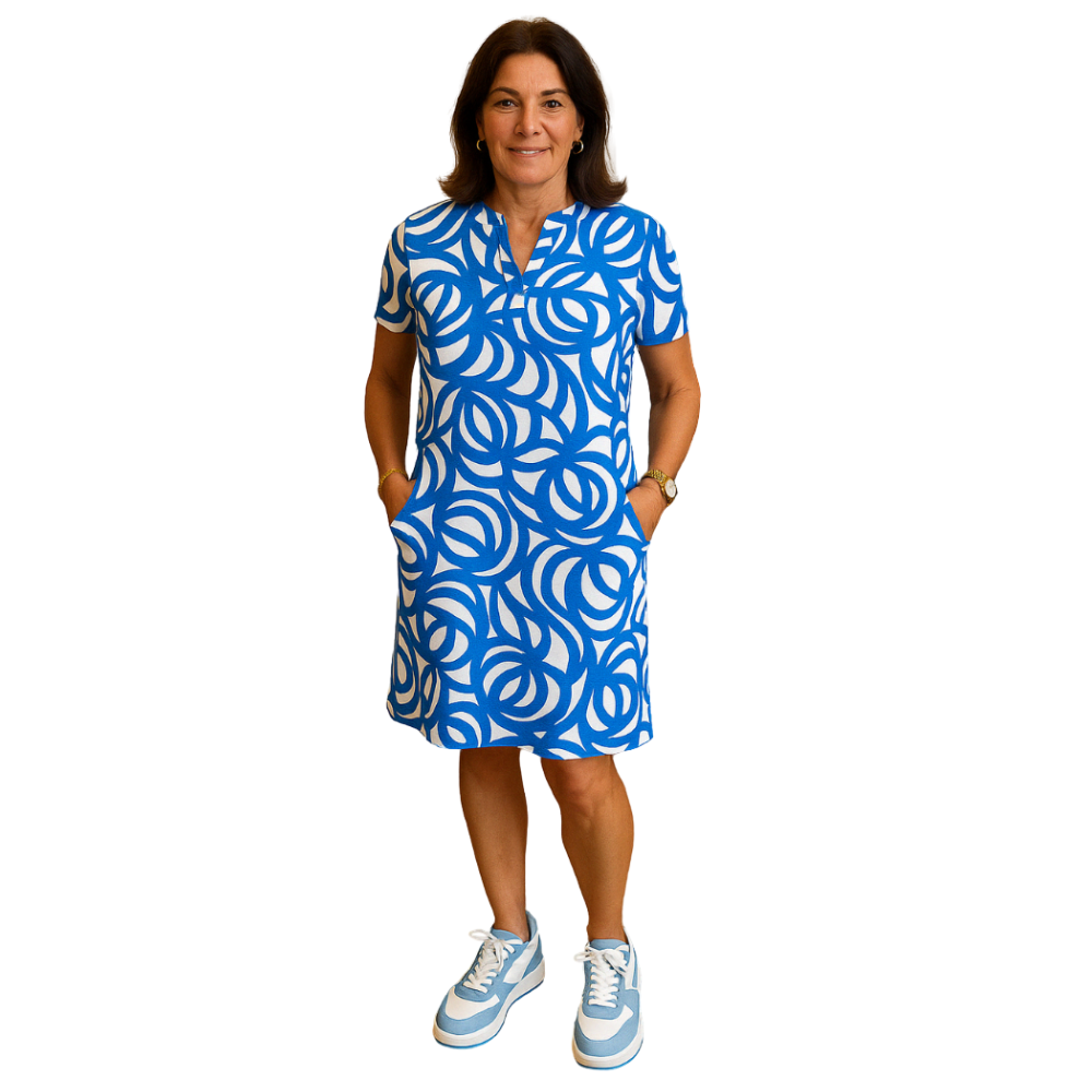 Elle Fit™ - Robe imprimée avec décolleté en V