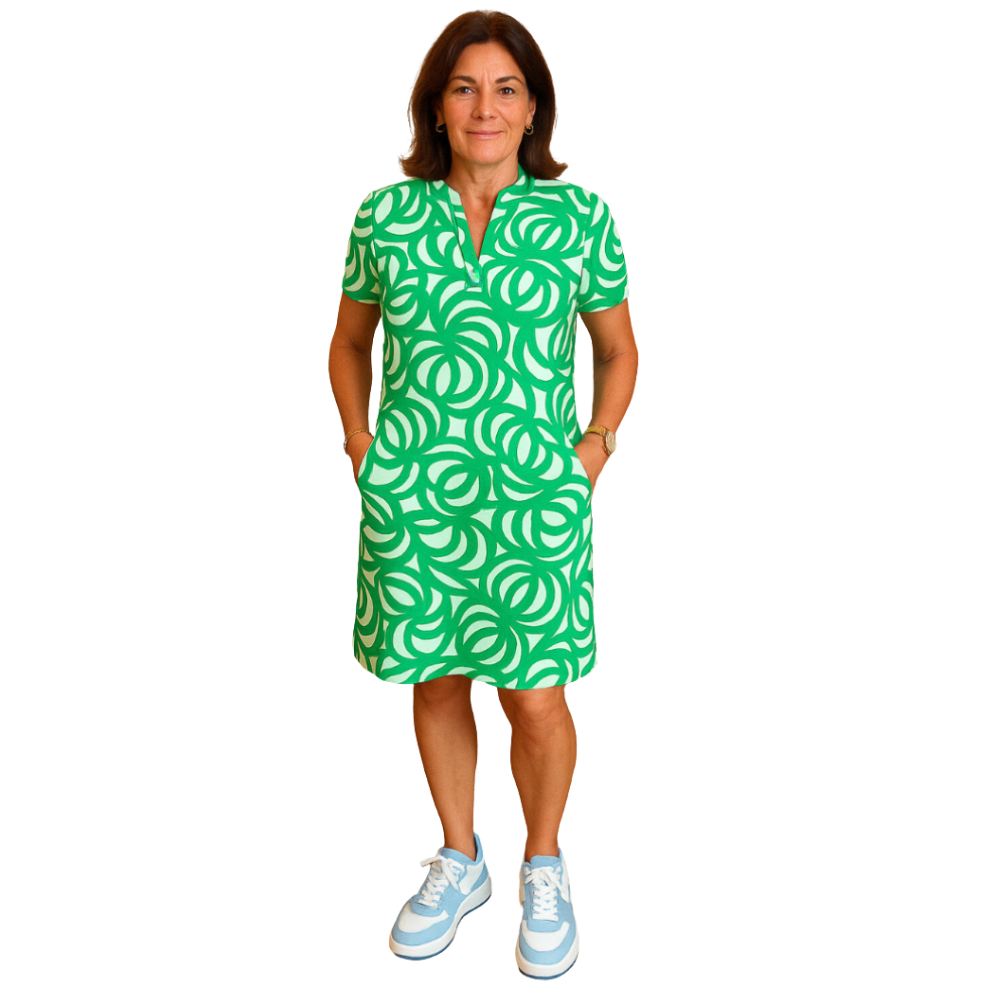 Elle Fit™ - Robe imprimée avec décolleté en V