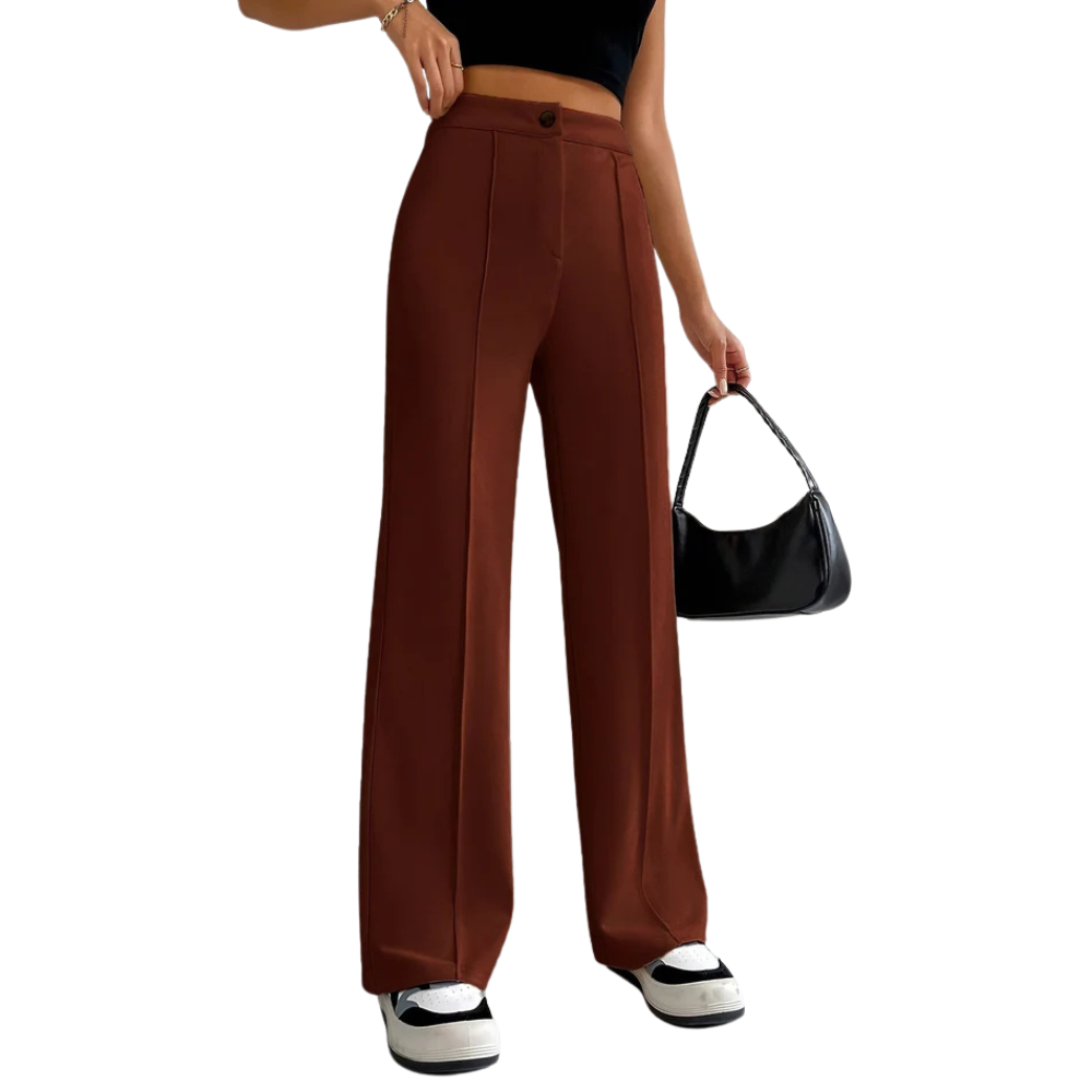 Noor™ - Pantalon taille haute tendance