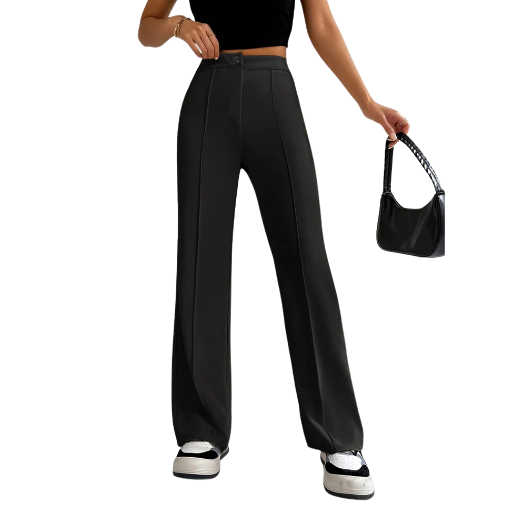 Noor™ - Pantalon taille haute tendance