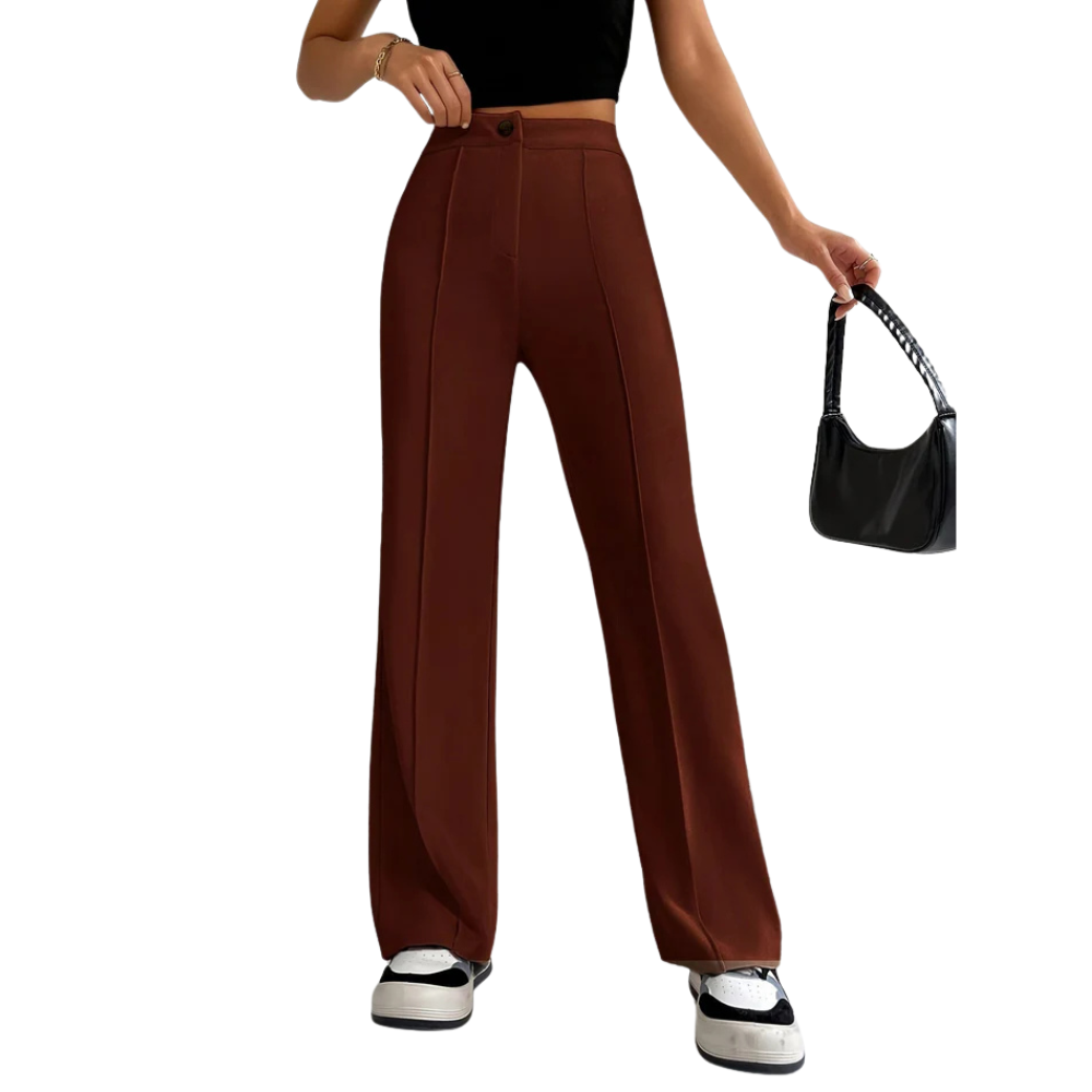 Noor™ - Pantalon taille haute tendance