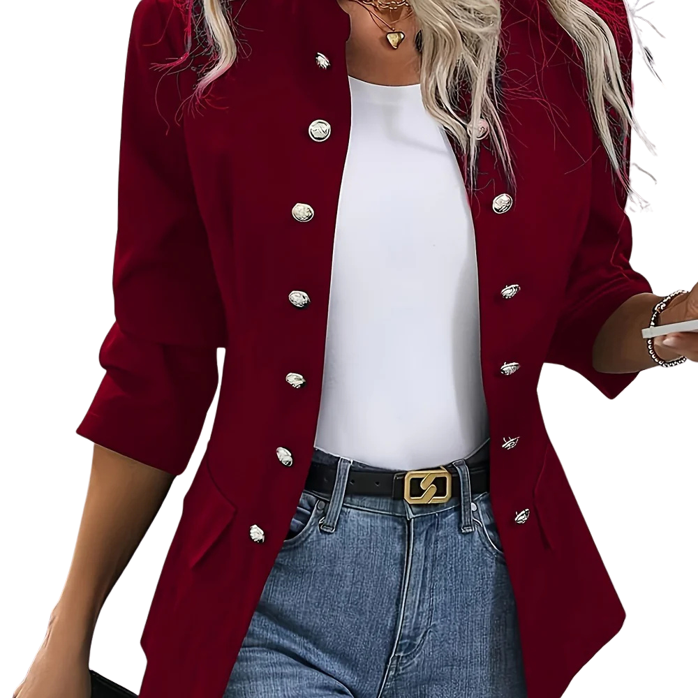 Mathilda™ - Blazer Élégant à Manches Longues