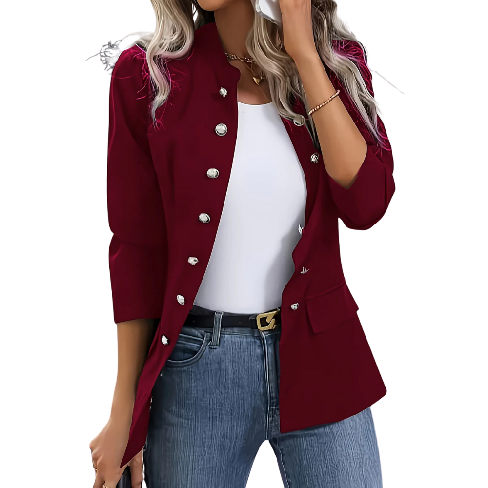Mathilda™ - Blazer Élégant à Manches Longues