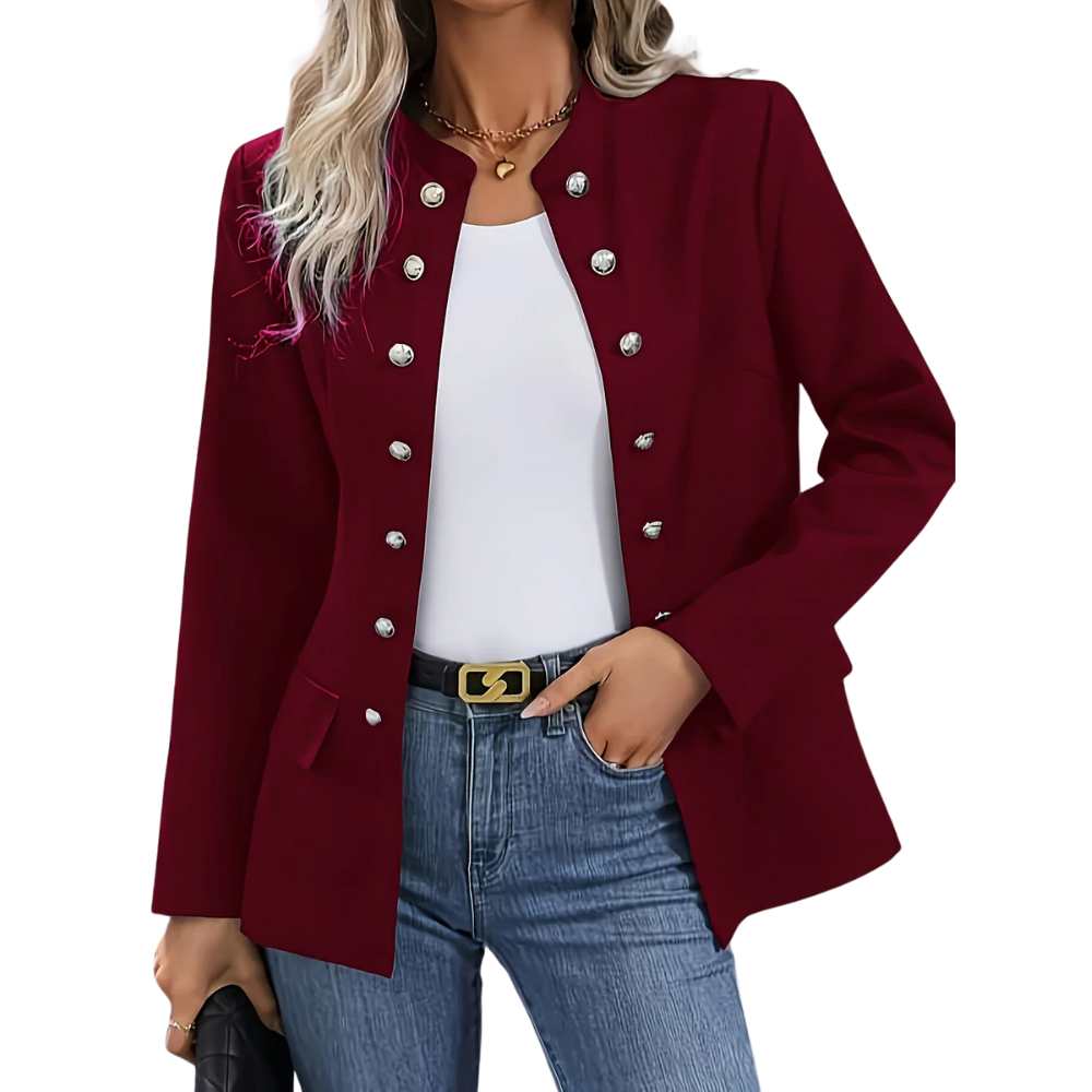 Mathilda™ - Blazer Élégant à Manches Longues
