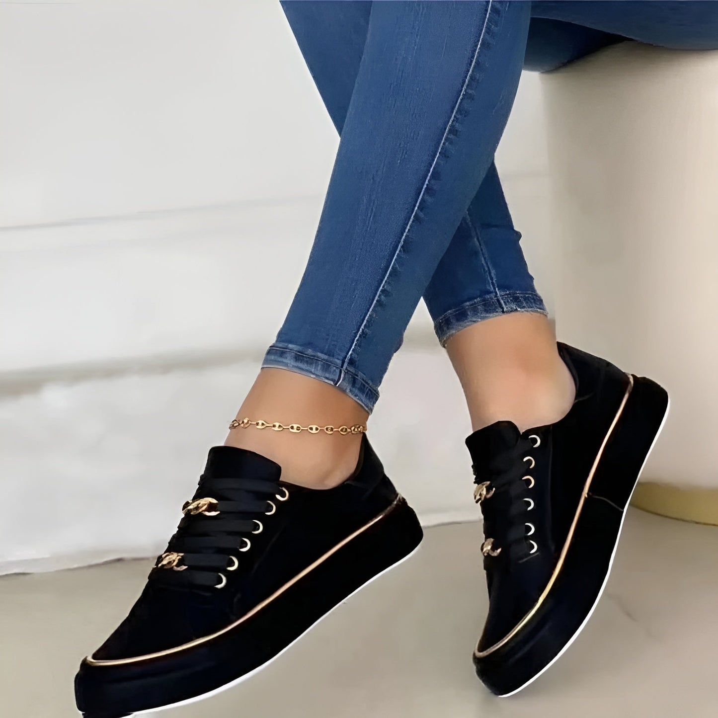 Aveline™ Orthopedische Ketting Accent Sneakers