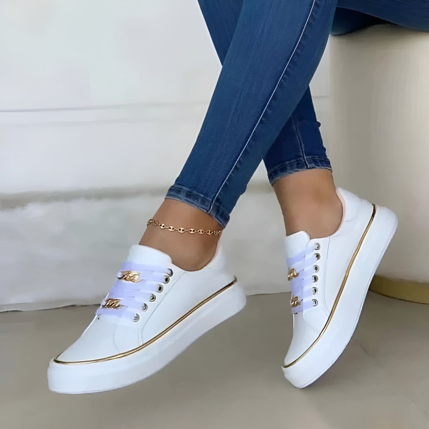 Aveline™ Orthopedische Ketting Accent Sneakers
