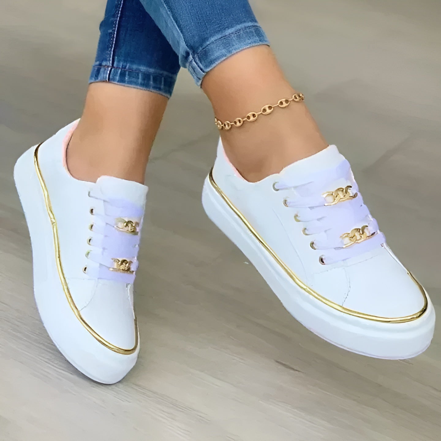 Aveline™ Orthopedische Ketting Accent Sneakers
