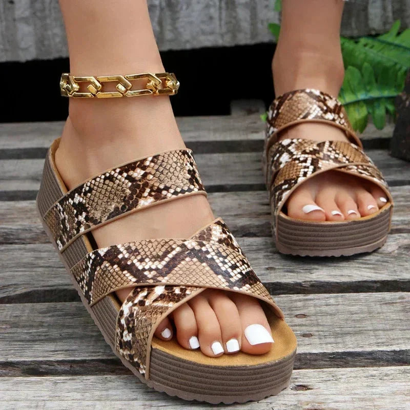 Martine™ - Leren Sandalen