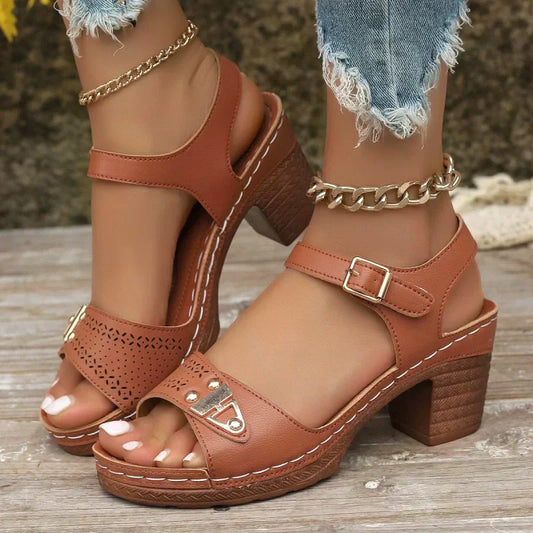 Jonna™  - Sandalen met blokhak