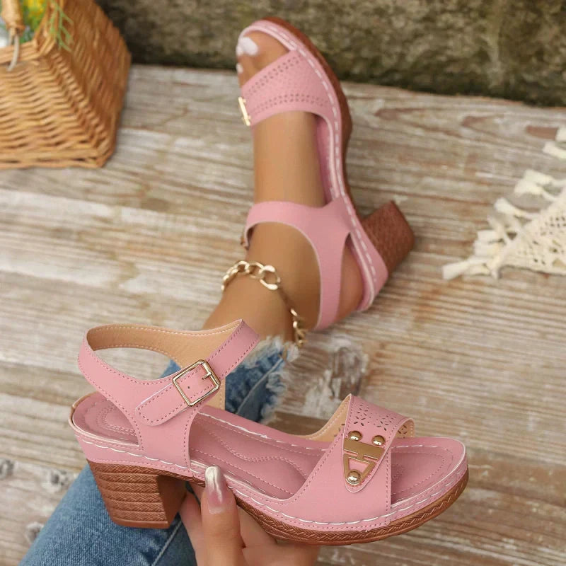 Jonna™  - Sandalen met blokhak