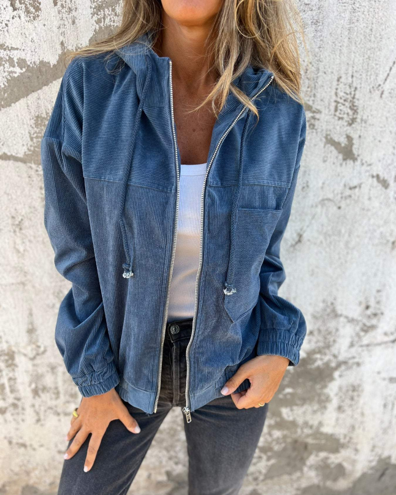 Ella™ - Corduroy capuchonjack