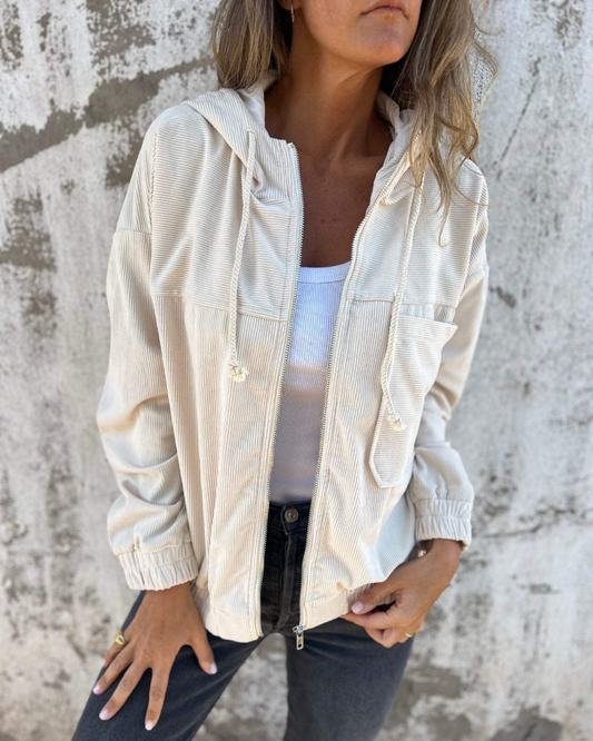 Ella™ - Corduroy capuchonjack