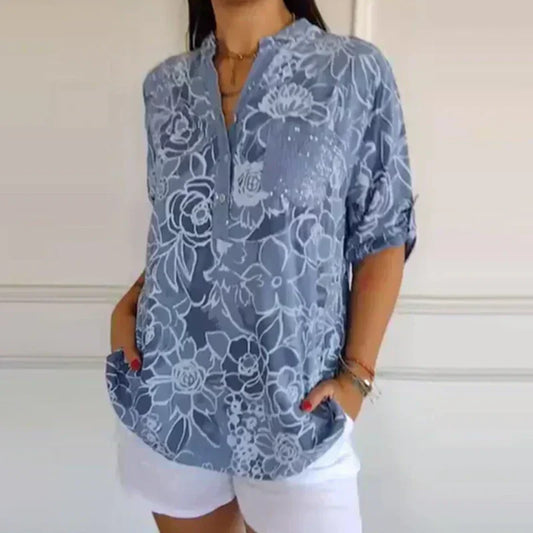 Isla™ – Bloemenprint Blouse
